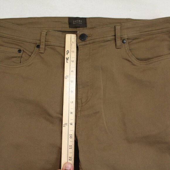 Jacks New York Men Brown Chino Pants Casaul Straight Size 38X32 - Picture 6 of 10